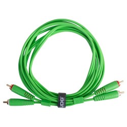 Udg gear U97003GR - ULTIMATE AUDIO CABLE SET RCA-RCA STRAIGHT  GREEN