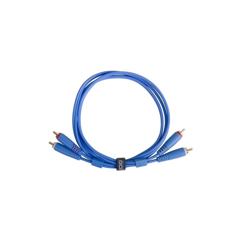 Udg gear U97003LB - ULTIMATE AUDIO CABLE SET RCA-RCA STRAIGHT LIGHT BLUE