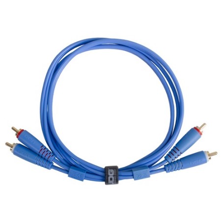 Udg gear U97003LB - ULTIMATE AUDIO CABLE SET RCA-RCA STRAIGHT LIGHT BLUE