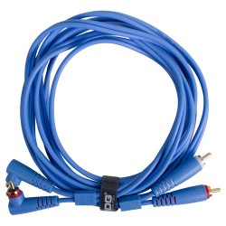 Udg gear U97005LB - ULTIMATE AUDIO CABLE SET RCA STRAIGHT - RCA ANGLED LIGHT BLUE