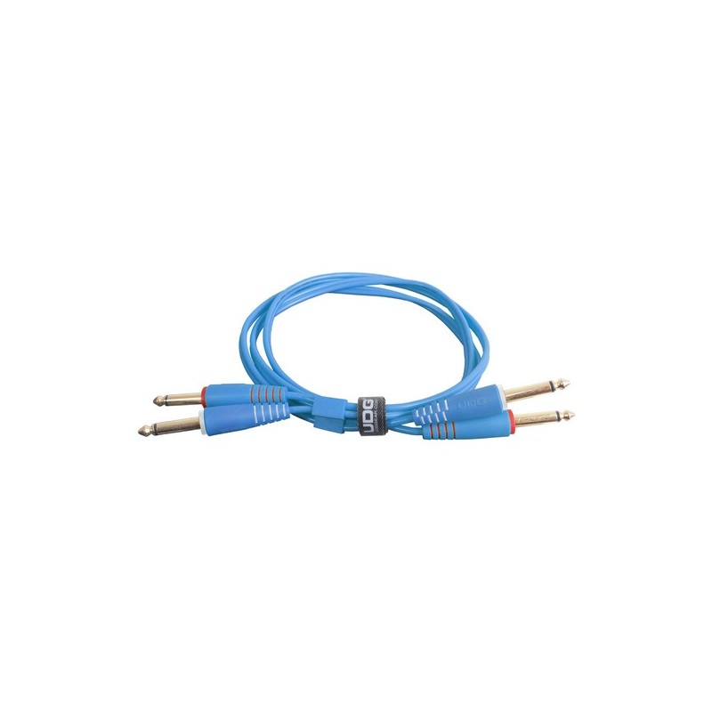 Udg gear U97004LB - ULTIMATE AUDIO CABLE SET JACK - JACK STRAIGHT LIGHT BLUE