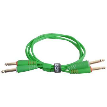 Udg gear U97004GR - ULTIMATE AUDIO CABLE SET JACK - JACK STRAIGHT GREEN