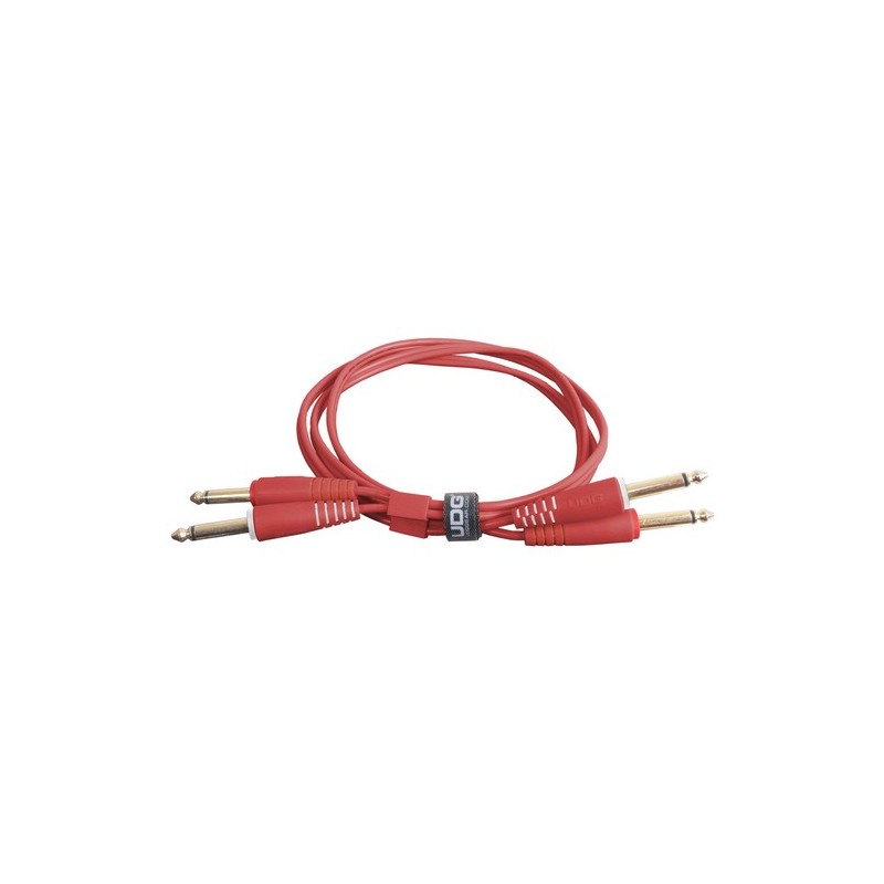 Udg gear U97002RD - ULTIMATE AUDIO CABLE SET JACK - JACK STRAIGHT RED