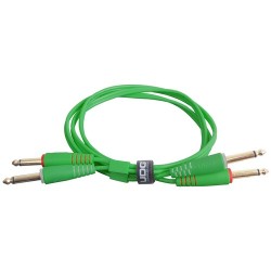 Udg gear U97002GR - ULTIMATE AUDIO CABLE SET JACK - JACK STRAIGHT GREEN