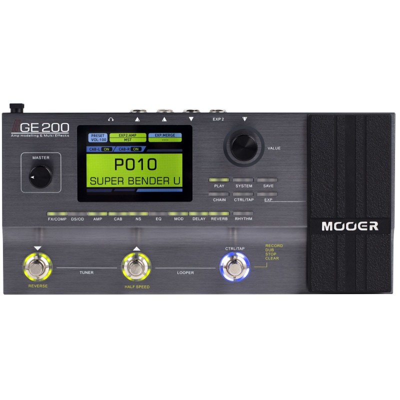 Mooer GE200 MODELADOR Y MULTI-EFECTOS