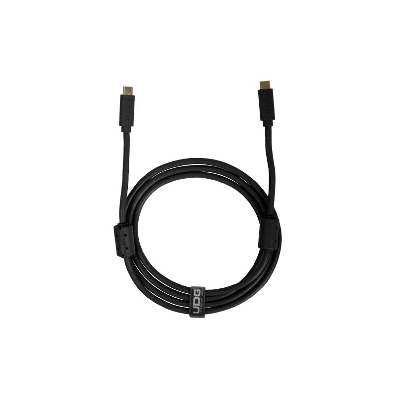 Udg gear U99001BL - ULTIMATE AUDIO CABLE USB 3.2 C-C BLACK STRAIGHT 1,5M