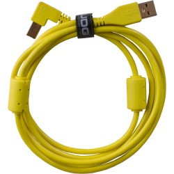 Udg gear U95004YL - ULTIMATE AUDIO CABLE USB 2.0 A-B YELLOW ANGLED 1M