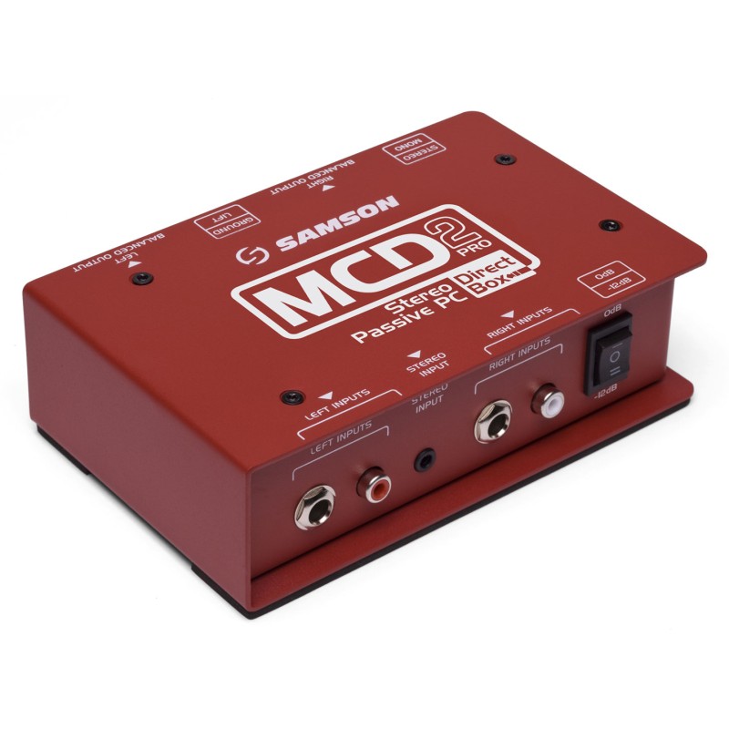 Samson S-MAX MCD2 PRO - STEREO COMPUTER/DJ DIRECT BOX