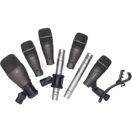 Samson DK707 - 7 PC DRUM MIC KIT W/CASE